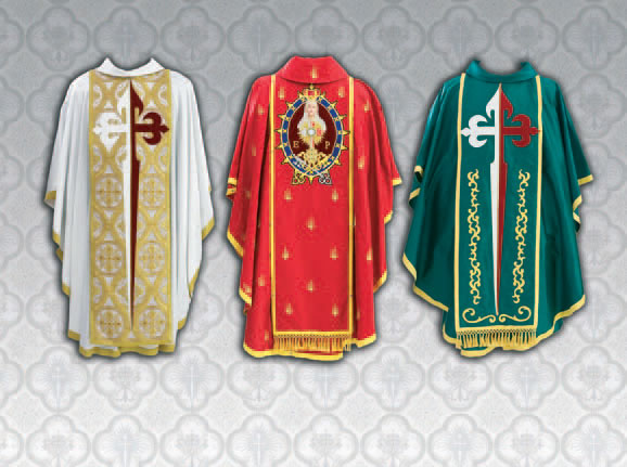 El vestuario y los colores litúrgicos – CABALLEROS DE LA VIRGEN