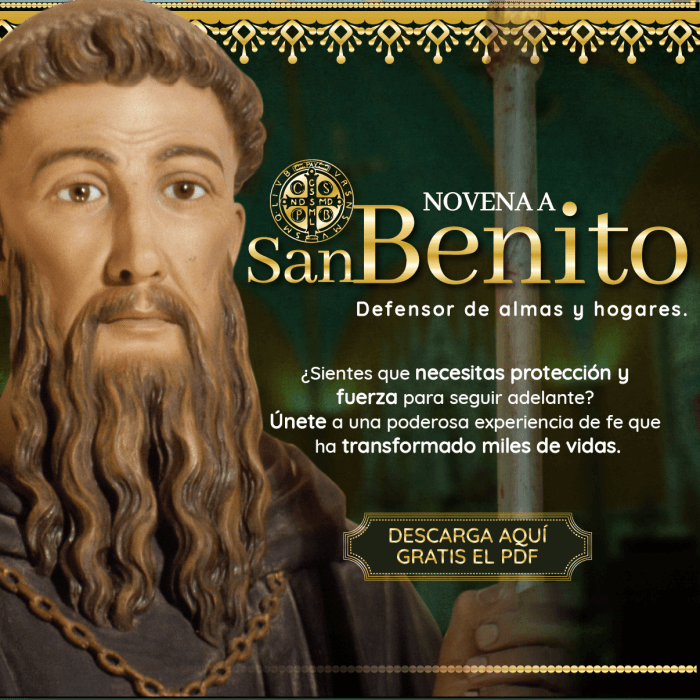 Novena San Benito 2025 CABALLEROS DE LA VIRGEN
