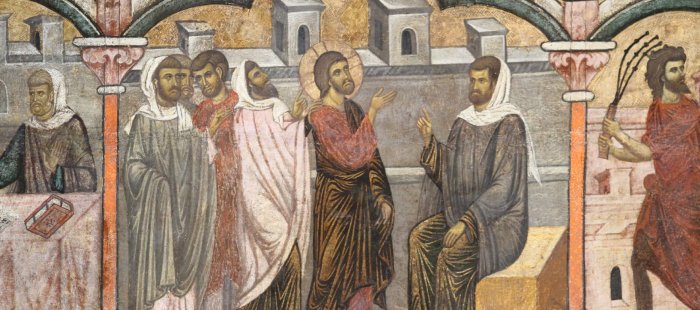 0449 Jesus con Nicodemo - Museo Diocesano - Palma de Mallorca - Espana